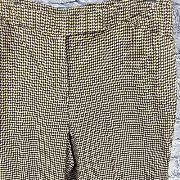 Talbots Brown Tweed Wool Blend Pants Trousers Size 14 Lined - Picture 6 of 8